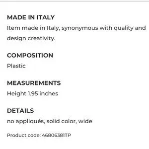 RED(V) plastic high waist belt, light pink, size M RED Valentino | Accessories | Redv Plastic High Waist Belt  main image 4
